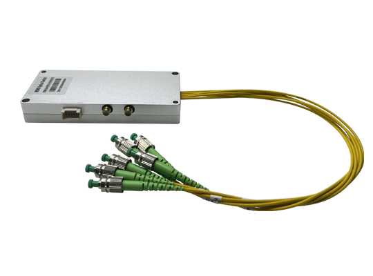 2x4 MEMS Polarization-Maintaining Optical Switch with SMA Interface | 1550nm - Guangxi Coreray Optical Communication