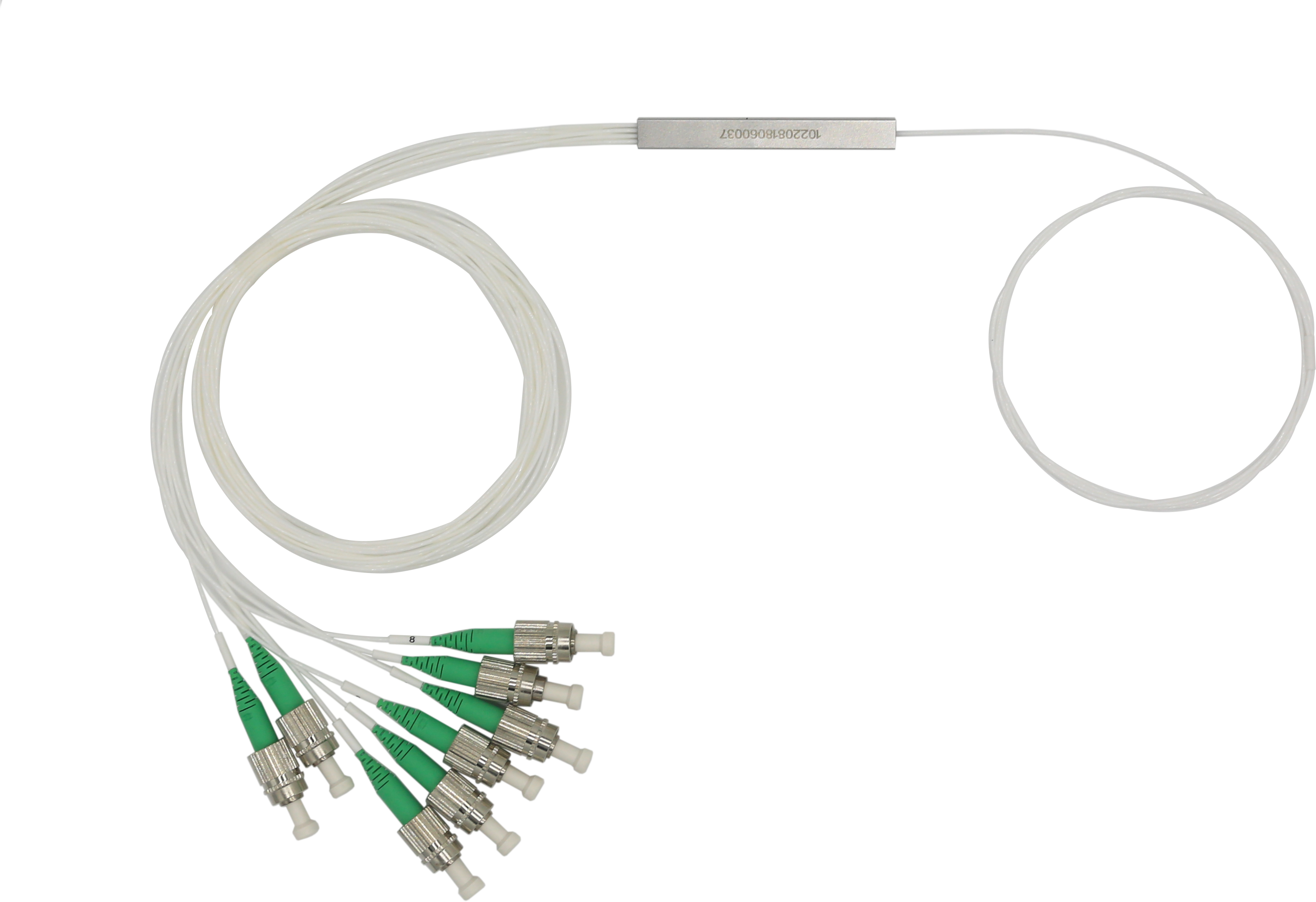 1&times;2  PM FBT Splitter With Steel Tube, Slow Axis Working