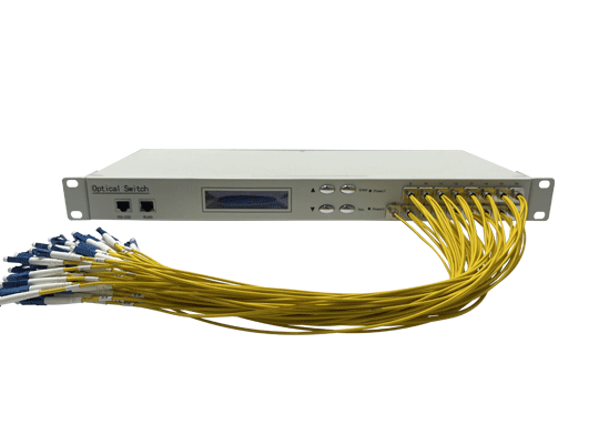 1&times;64 Rack-Mount Mechanical Optical Switch | 1310nm Single Mode | RS232 Control | 1U Chassis