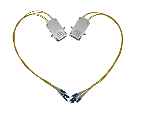 D1x1 Manual Dual-Push Normally Closed Optical Switch + Splitter &ndash; Coreray