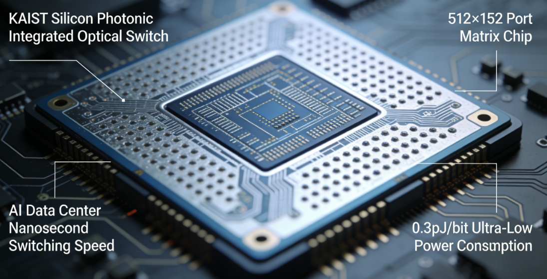 optical switches KAIST silicon photonics AI data center-Guangxi Coreray Optical Communication