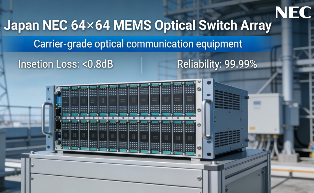 optical switches NEC 64x64 MEMS switch telecommunications-Guangxi Coreray Optical Communication